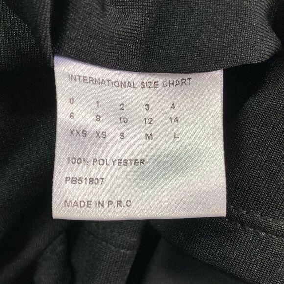 Bless'ed are the Meek Black Mya Dress Size 2 Sheer V-Neck Slim Sheath 33" Bust - Picture 5 of 16